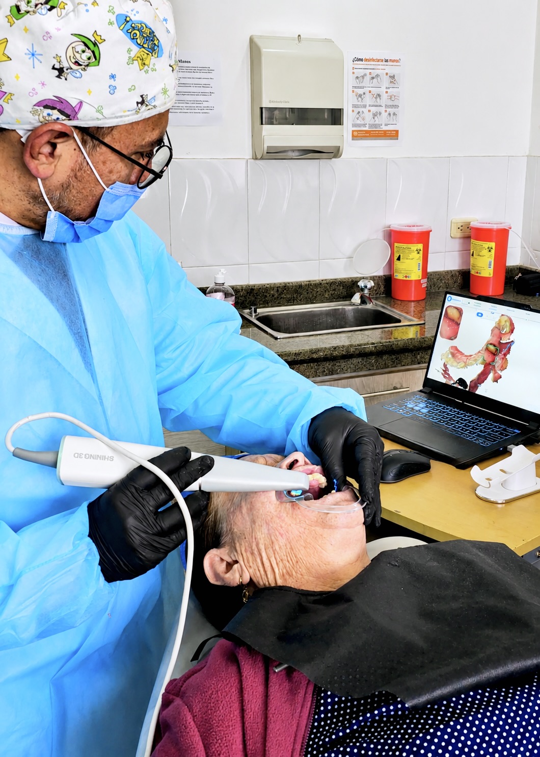 Planificación y escáner intraoral 3D del caso